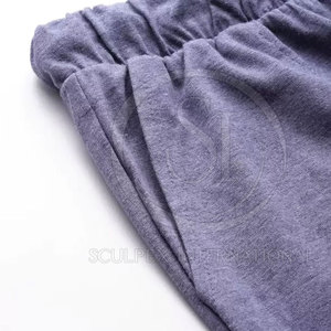 Ensemble de shorts décontractés d'été pour hommes de haute qualité, marque privée, logo personnalisé, service OEM, respirant, séchage rapide, grande taille, 100% coton - Product Image 6