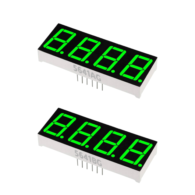 VAOHM 5641AG 5461AG 5641BG 5461BG 0.56 Inch Four Digit Seven Segment Green Led Display Tube