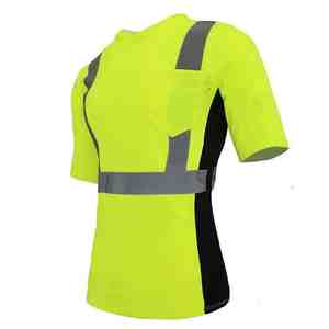 เสื้อเซฟตี้สะท้อนแสงสีโพลีเอสเตอร์100% Hi-VIS - Product Image 1