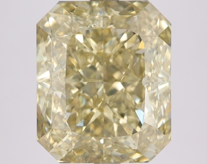 Fantaisie Brunâtre Verdâtre Jaune 8.03 Carat Long Radiant Cut SI2 Clarté GIA Certifié Naturel Loose Fantaisie Diamants De L'Inde OEM - Product Image 1