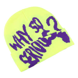 Custom Logo Acrylic Material 100% Knitted Breathable <b>Waterproof</b> Beach Unisex <b>Beanie</b> Manufacturers All Print Jacquard No Cuff - Product Image 5