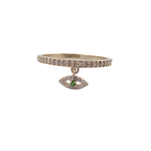 14K ทองปูเพชรออกแบบแหวนคอลเลกชัน - Product Image 1