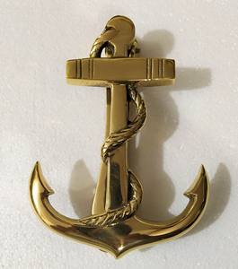 ที่เคาะประตูทองเหลืองแบบทันสมัยสำหรับตกแต่งบ้านทำจากโลหะพร้อมการหล่อเชือก - Product Image 1