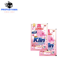 Detergente Líquido Klin para Ropa - Portátil, Ecológico, Aroma a Limón, Floral y Lavanda, Detergente Multifuncional para Lavandería, Indonesia