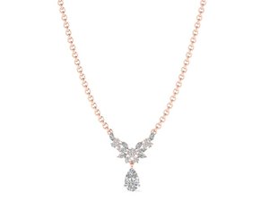 Colliers en or massif 14 carats REYES, vente chaude, certifiés GRA, en moissanite, pour femmes, sur mesure, pour mariage, fête, bijoux tendance - Product Image 6