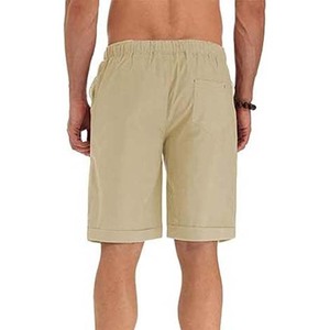 Shorts de jogging pour hommes en molleton 100% coton, sur mesure, prix de gros, taille élastique, pour la gym et le fitness, couleur unie - Product Image 5
