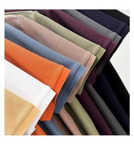 2025 T-Shirt polo décontracté pour hommes de haute qualité en coton texturé super doux à manches courtes avec étiquette personnalisée - Product Image 6