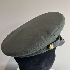 Casquettes brodées dorées bleu marine par Fugenic Industries Bandeau anti-transpiration en coton de meilleure qualité Nouvelle arrivée Produit sportif à prix d'usine - Product Image 3