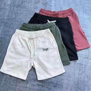 Pantalones Capri Casuales para Hombre, de Felpa de 350 g, con Cordón, Anchos y Holgados, con Logotipo Personalizado, Estilo Hip Hop - Product Image 1