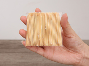 Cure-dents en bambou jetables 1KG, cure-dents double face sans éclats, bonne rondeur et droiture - Product Image 6