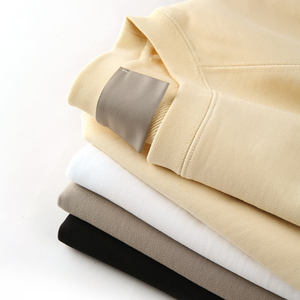 Sweat à capuche unisexe en polaire épaisse personnalisé OEM en polyester/coton avec logo brodé sur le devant, saison d'automne, coupe classique - Product Image 2