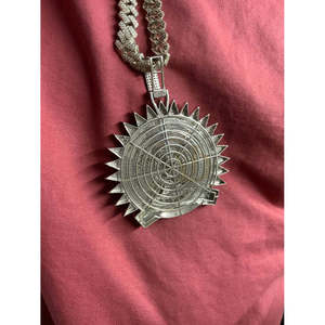 Collar con Colgante de Diamantes Unisex de Plata 925, Estilo Hip Hop, con Diseño de Estrella Boomerang, Chapado en Oro Rosa, Cadena de Caja, Joyería de Moda - Product Image 6
