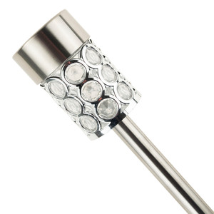 Solar-powered <b>lamp</b>, glamour <b>silver</b> crystals, garden <b>lamp</b>, post office - Product Image 4