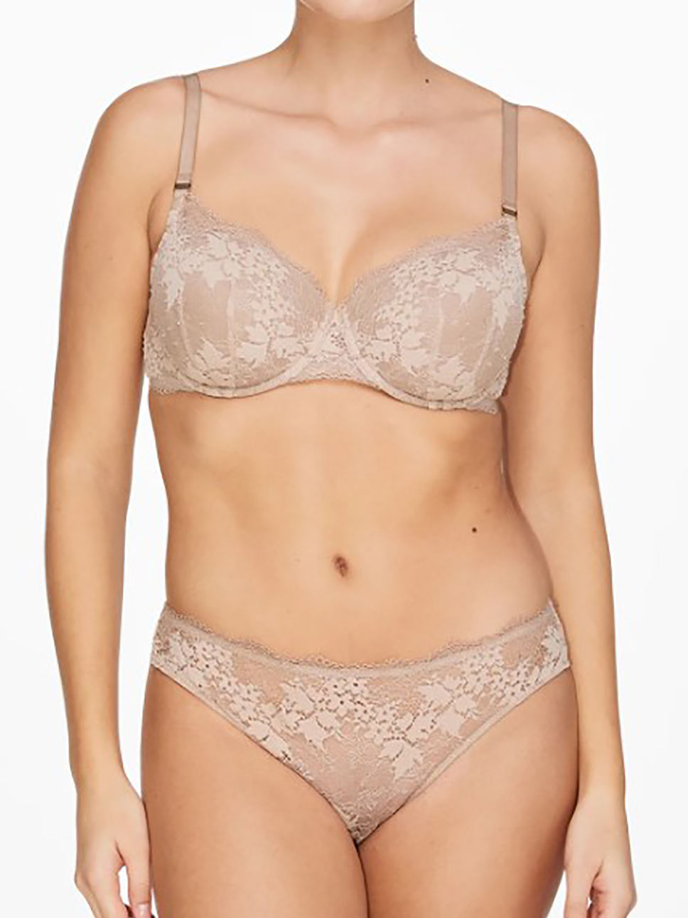 Women's XL Strapless Lace Cup Bikini Pants Set Seamless Breathable Wire-Free Bra Bow Custom Logo Embroidery Bulk Sexy Print