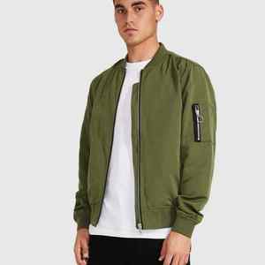 Chaqueta Bomber acolchada impermeable de invierno para hombre Diseño de diamante negro sólido Abrigo con cremallera de Talla grande-Venta al por mayor - Product Image 2