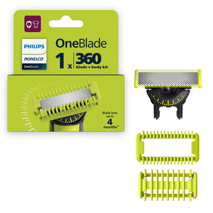 Cuchilla de Repuesto Original Philips Norelco OneBlade 360, Kit para Cara/Cuerpo, para Afeitadora y Recortadora Eléctrica OneBlade, Duradera - Product Image 6