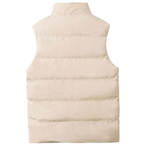Gilet coupe-vent léger d'extérieur de haute qualité Veste en duvet sans manches à fermeture éclair Col montant - Product Image 3