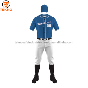 Recién llegado, ropa de entrenamiento, conjunto de uniforme de béisbol y softbol, uniforme de béisbol sublimado de poliéster 100% a la venta, servicio OEM - Product Image 5