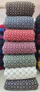 ชุดแต่งงานผ้าจอร์เจียหนักคุณภาพสูงผ้าพิมพ์ลายดอกไม้และผ้าปัก Schiffi สำหรับทำชุดเดรสและสิ่งทอในบ้าน - Product Image 2