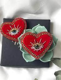 Broche en tissu de qualité supérieure avec fixation de goupille de sécurité brodée en fil de lingot pour vêtements de cérémonie broches décoratives en fil de lingot - Product Image 4