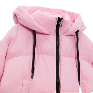 Chaquetas Acolchadas Cortas de Invierno para Mujer, Color Rosa, al por Mayor, Chaquetas Bomber Acolchadas, Entrega Rápida 2026 - Product Image 2