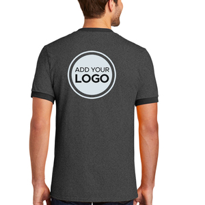 Camisetas Ringer Añade tu propio diseño de texto Camiseta personalizada para adultos Camisetas Ringer - Product Image 3