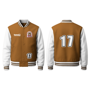 Mode 2025 veste universitaire recadrée OEM unisexe Patch personnalisé Logo haute qualité toile respirant coupe-vent hiver bas quantité minimale de commande en vrac - Product Image 5