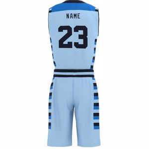 Nouvel ensemble d'uniformes de basketball pour adultes grande taille, respirant et à séchage rapide, sublimé, idéal pour l'été - Product Image 4
