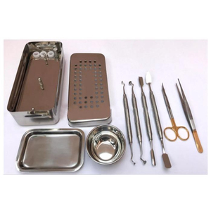 Kit de Cirugía Dental PISSCO, Juego de Instrumentos de Extracción Oral, Pinzas y Elevadores para Extracción de Dientes, 9 Piezas - Product Image 2