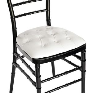 Cuscini e cuscini 20 pezzi in vinile bianco per sedie per eventi Chiavari 20 pz - Product Image 4