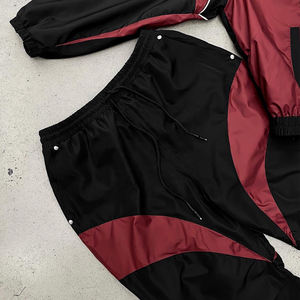 Conjunto de Chaqueta y Pantalones Ajustables, Cortavientos de Nailon, Trajes Deportivos para Hombre, Conjuntos Deportivos Personalizados Unisex con Logotipo - Product Image 3