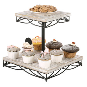 Hot Sale 2 Tier <b>Cupcake</b> <b>Stand</b> Dessert Tier <b>Stand</b> Cake Holder <b>Stand</b> <b>Cupcake</b> Holder for Dessert Table in Affordable Price - Product Image 5