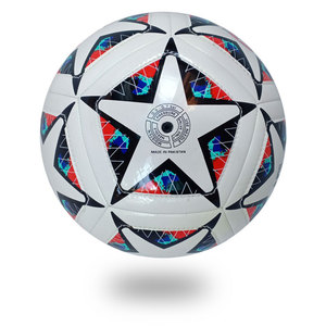 Balón de Fútbol de Cuero PU de Alta Calidad Más Vendido, Cosido a Máquina, Impreso con Serigrafía, Tamaño Oficial, Entrenamiento, Partido, Venta al por Mayor - Product Image 3