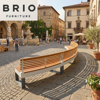 Banc de parc moderne de luxe, sièges en bois d'extérieur |   Banc de loisirs extérieur, mobilier public, vente en gros à prix d'usine