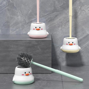 Single Tier Wall-Mounted PP Eco-Friendly Novelty <b>Toilet</b> <b>Brush</b> <b>Holder</b> Fun Animal Design Hook Bathroom Home Organization Unique - Product Image 6