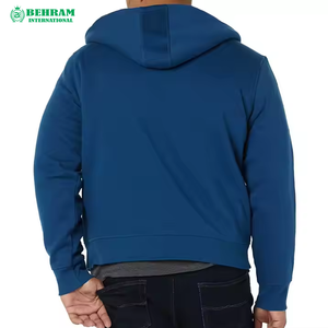 Sudaderas con Cremallera Unisex Estilo Vintage para Venta al por Mayor 2026, con Logotipo Personalizado, Transpirables, de Algodón/Bambú, para Invierno, Servicio OEM - Product Image 1