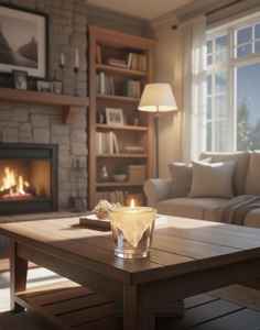 เทียนแบบทำมือเทียนเจลภูเขาน้ำแข็งสุดหรูสำหรับตกแต่งบ้านเทียนแบบทำมือสำหรับเป็นของขวัญ - Product Image 3