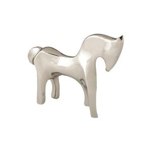 Figurine de cheval en fonte d'aluminium Sculpture de cheval décorative Vaisselle d'affichage antidérapante Modèle de pièce maîtresse de cheval Meilleur prix - Product Image 1