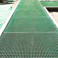 Grille en fibre de verre de haute qualité résistante à la corrosion, panneaux de passerelle en fibre de verre