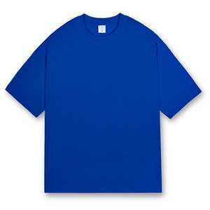 Premium Quality Men's Custom Organic Cotton Plane <b>Logo</b> Cut and Sew Short Sleeve Men's T-shirt - Product Image 3