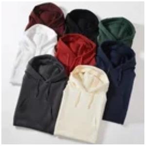 Alta calidad 500gsm Heavyweight Pullover Hoodie French Terry Hoodies Drop Shoulder No Strings Heavy Oversized Men Hoodies - Product Image 6