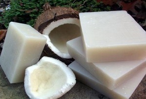 Coconut Oil Bar <b>Soap</b> Natural Solid Handmade For All Skin Types Regular Size Body And Face Use - Product Image 1