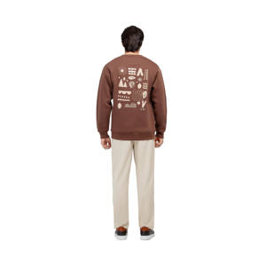 เสื้อสเวตเตอร์คอกลมผ้าฝ้ายหนาใส่ได้ทั้งชายและหญิงเสื้อมีฮู้ดและเสื้อสเวตเตอร์แบบธรรมดาพิมพ์โลโก้ตามสั่งดีไซน์ด้านหน้า - Product Image 5