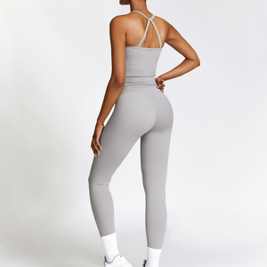 Conjunto de Dos Piezas de Ropa Deportiva Personalizada para Mujer, Control de Abdomen, para Yoga, Gimnasio y Entrenamiento - Product Image 5