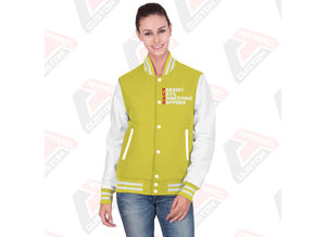 Venta caliente de las mujeres Casual Street Wear Varsity Jacket Nueva moda de impresión personalizada chaqueta transpirable para las mujeres - Product Image 4