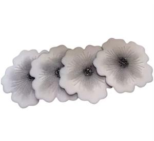 Posavasos de resina verde de diseño único, posavasos decorativo multiusos para fiestas de jardín, decoración festiva y estilo para el hogar de la India - Product Image 2