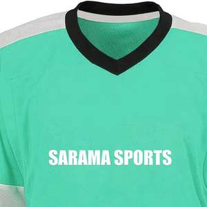 Venta al por mayor transpirable de alta calidad equipo de práctica de hockey jersey en blanco logotipo personalizado impresión sublimación camisetas de hockey sobre hielo - Product Image 4