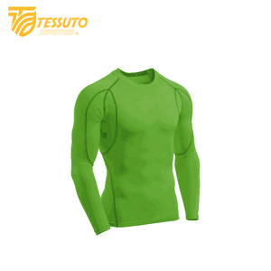 T-shirt de protection anti-UV pour homme en polyester et élasthanne respirant, impression numérique personnalisée, évacuation de l'humidité, respectueux de l'environnement, manches longues - Product Image 3