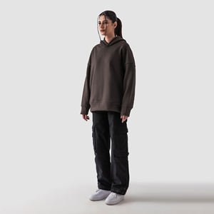 Sweat à capuche unisexe élégant et stylé, doublé de satin de soie, avec logo personnalisé, service OEM, pour homme et femme, idéal pour l'hiver - Product Image 5