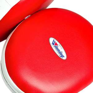 นวมต่อยมวยแบบ CM-50สีขาว/แดงนวมชกมวยแบบสั่งทำสำหรับฝึกซ้อมคิกบ็อกซิ่ง - Product Image 2